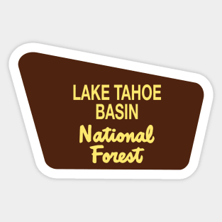 Lake Tahoe Basin National Forest Sticker